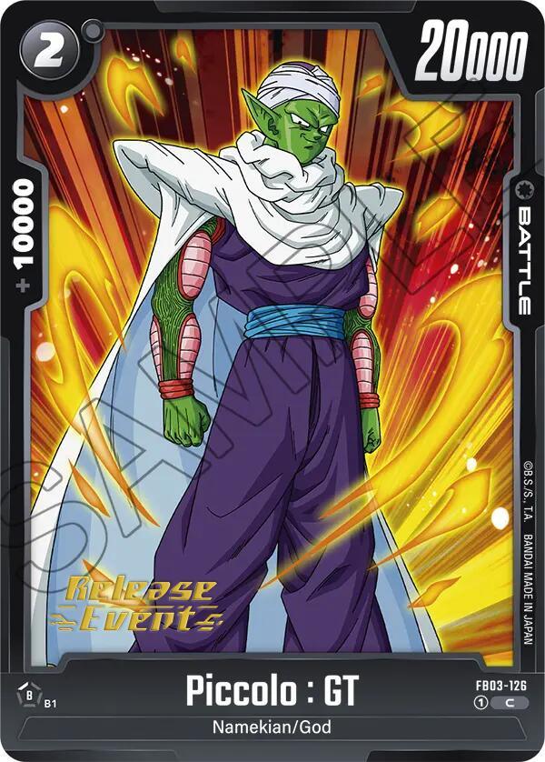 Piccolo : GT [Raging Roar Release Event Cards] (ONLINE ORDER ONLY)