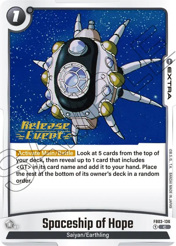 Spaceship of Hope [Raging Roar Release Event Cards] (ONLINE ORDER ONLY)