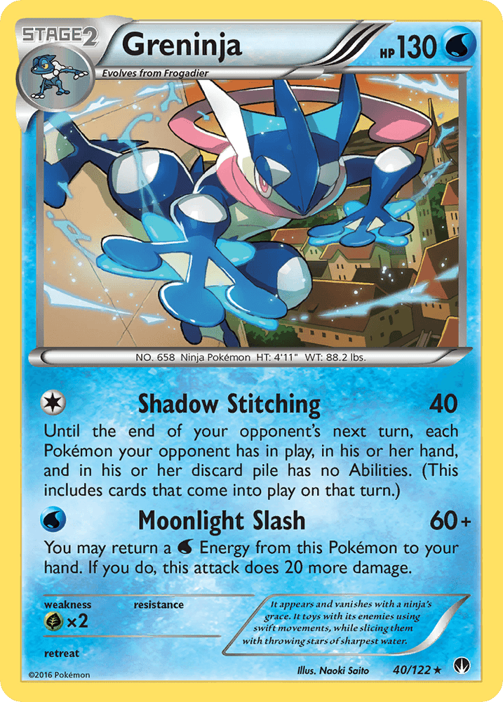 Greninja (40/122) [XY: BREAKpoint] (Online Only)