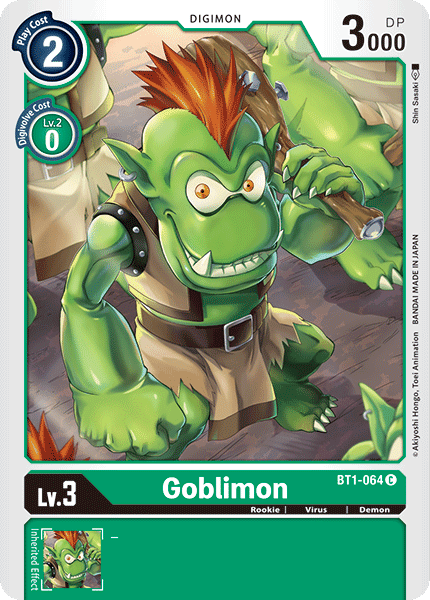 Goblimon [BT1-064] [Release Special Booster Ver.1.0] (ONLINE ORDER ONLY)