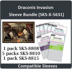 "Draconis Invasion" Compatible (Hero Pledge Level) Card Sleeve Bundle (8808 X 1 + 8810 X 5 + 8815 X 1) (ONLINE ORDER ONLY)