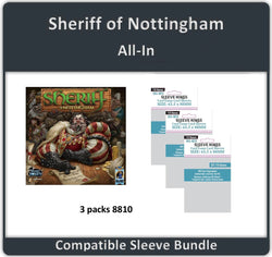 "Sheriff of Nottingham" + Expansion Compatible Sleeve Bundle (8810 X 3) (ONLINE ORDER ONLY)