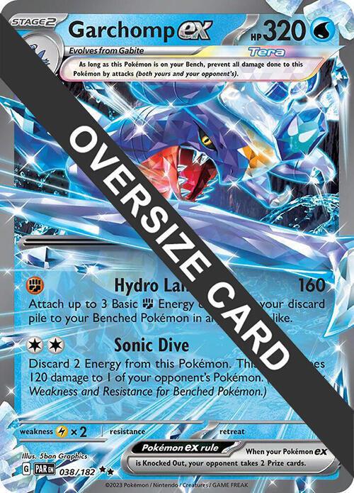 Garchomp ex (038) (Jumbo Card) [Scarlet & Violet: Paradox Rift] (Online Only)