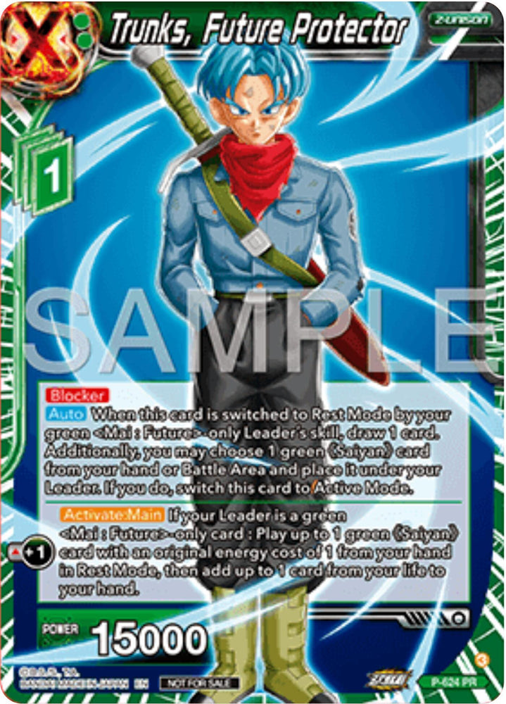 Trunks, Future Protector (P-424) [Promotion Cards] (ONLINE ORDER ONLY)