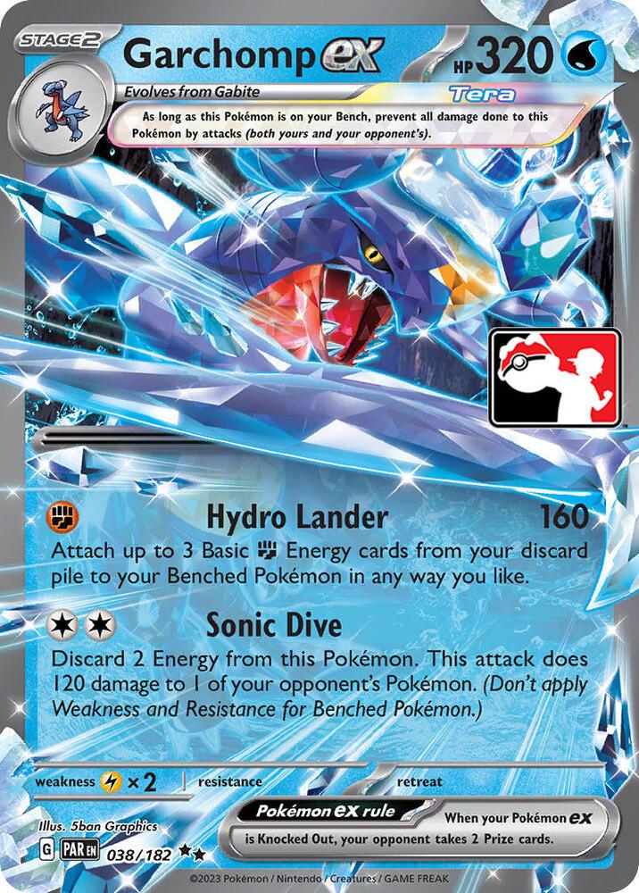 Garchomp ex (038/182) [Prize Pack Series Five] (Online Only)