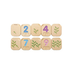 Braille Numbers 1-10 (ONLINE ORDER ONLY)