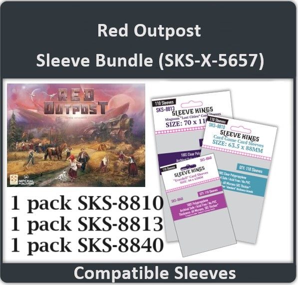 "Red Outpost" Compatible Sleeve Bundle (8840 X 1 + 8810 X 1 + 8813 X 1) (ONLINE ORDER ONLY)