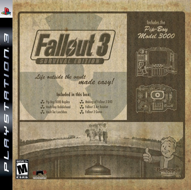 Fallout 3: Survival Edition (Playstation 3) (Online Only)