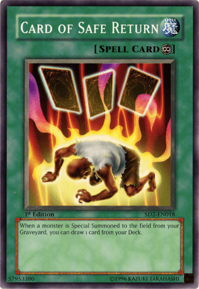 Card of Safe Return [SD2-EN018] Common (ONLINE ORDER ONLY)