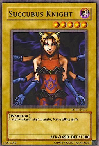 Succubus Knight [LOB-EN117] Common (ONLINE ORDER ONLY)