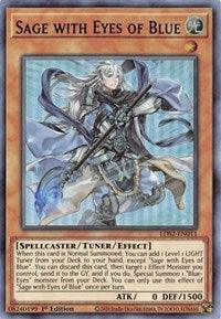 Sage with Eyes of Blue (Purple) [LDS2-EN011] Ultra Rare (ONLINE ORDER ONLY)
