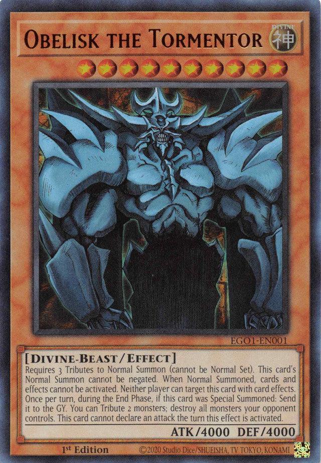 Obelisk the Tormentor [EGO1-EN001] Ultra Rare (ONLINE ORDER ONLY)