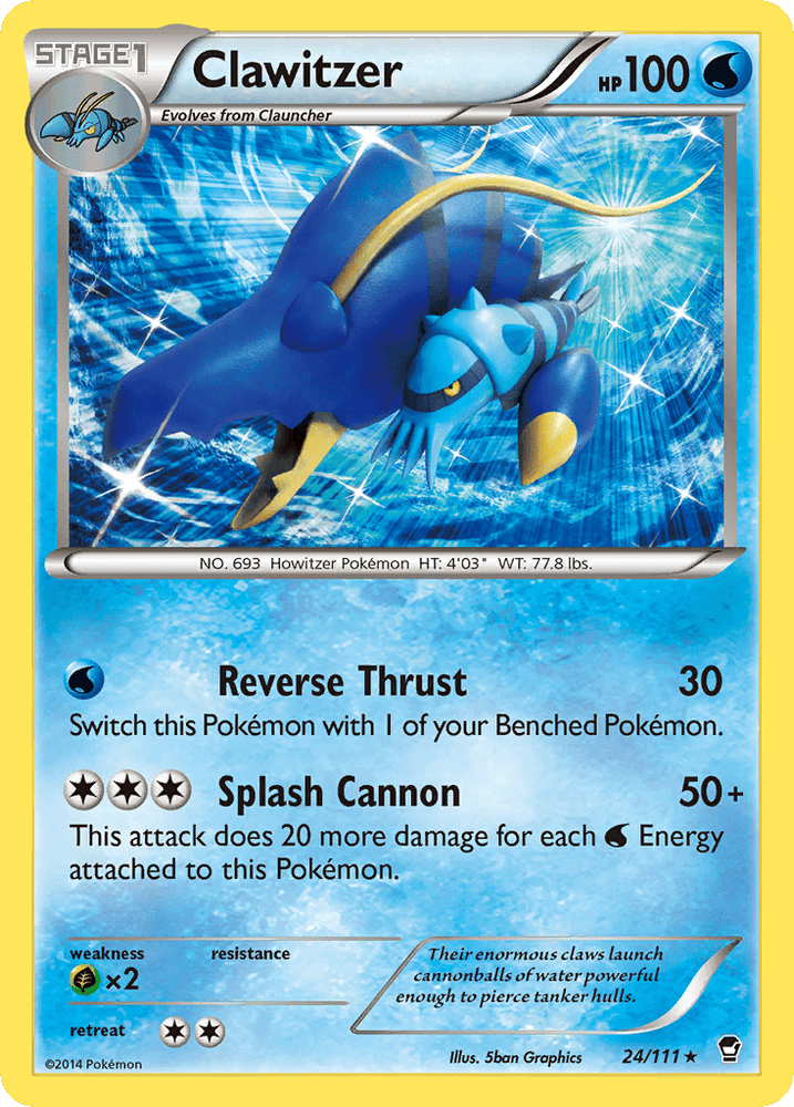 Clawitzer (24/111) [XY: Furious Fists] (Online Only)