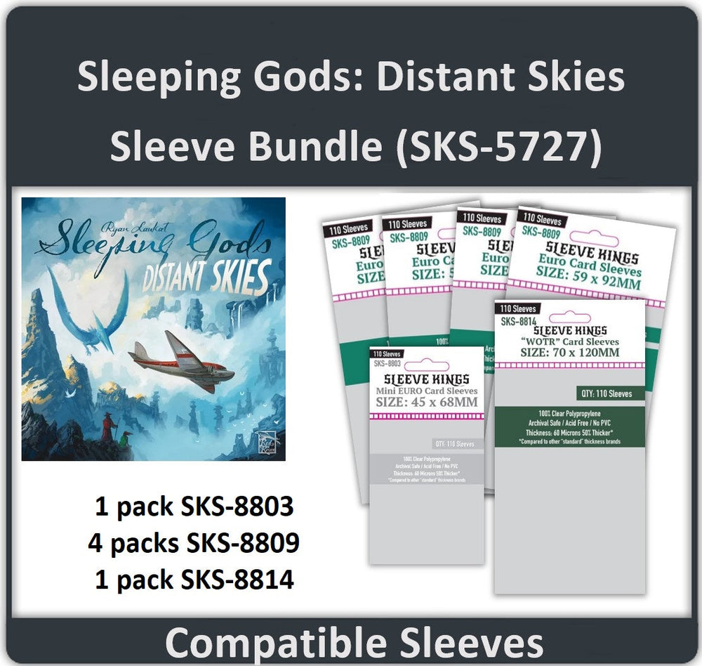 "Sleeping Gods: Distant Skies" Compatible Sleeve Bundle (8803 X 1 + 8809 X 4 + 8814 X1) (ONLINE ORDER ONLY)