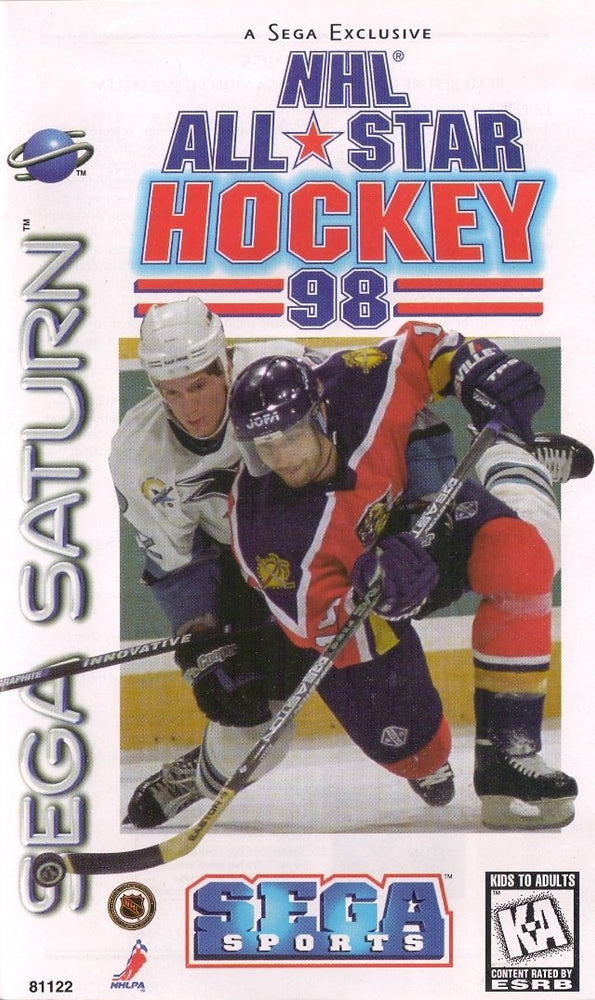NHL All-Star Hockey 98 (Sega Saturn) (ONLINE ORDER ONLY)