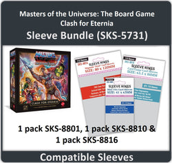 "Masters of the Universe: The Board Game- Clash for Eternia" Compatible Card Sleeve Bundle (8801 X1, 8810 X1, 8816 X1) (ONLINE ORDER ONLY)