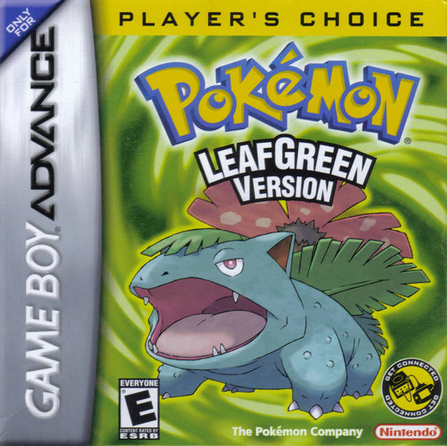 Pokemon LeafGreen Version Player's Choice (Gameboy Advance) (ONLINE ORDER ONLY)
