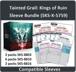 "Tainted Grail: Kings of Ruin" Compatible Card Sleeve Bundle (8803 x 2 + 8810 x 6 + 8816 x 2) (ONLINE ORDER ONLY)