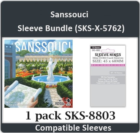 "Sanssouci" Compatible Card Sleeve Bundle (8803 x1) (ONLINE ORDER ONLY)