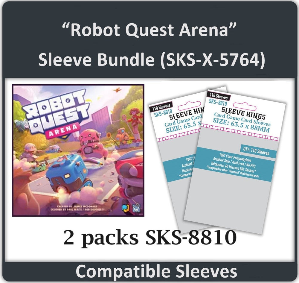 "Robot Quest Arena" Compatible Card Sleeve Bundle (8810 x 2) (ONLINE ORDER ONLY)