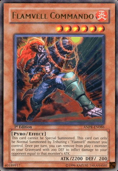 Flamvell Commando [ANPR-EN086] Ultra Rare (ONLINE ORDER ONLY)