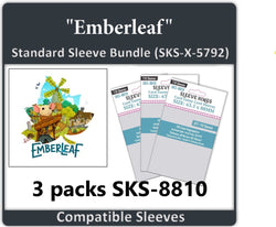 "Emberleaf" Compatible Card Sleeve Bundle (8810 x 3) (ONLINE ORDER ONLY)