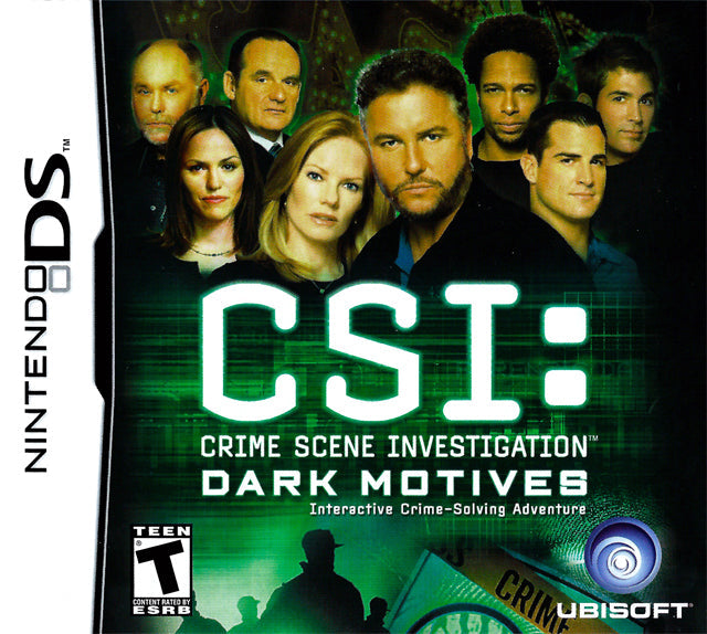 CSI: Crime Scene Investigation: Dark Motives (Nintendo DS) (ONLINE ORDER ONLY)