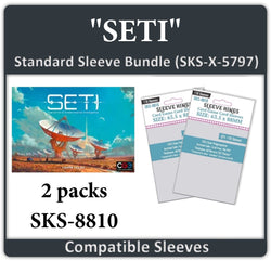 "SETI" Compatible Card Sleeve Bundle (8810x 2) (ONLINE ORDER ONLY)