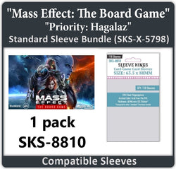 "Mass Effect: The Board Game- Priority: Hagalaz" Compatible Card Sleeve Bundle (8810 x 1) (ONLINE ORDER ONLY)