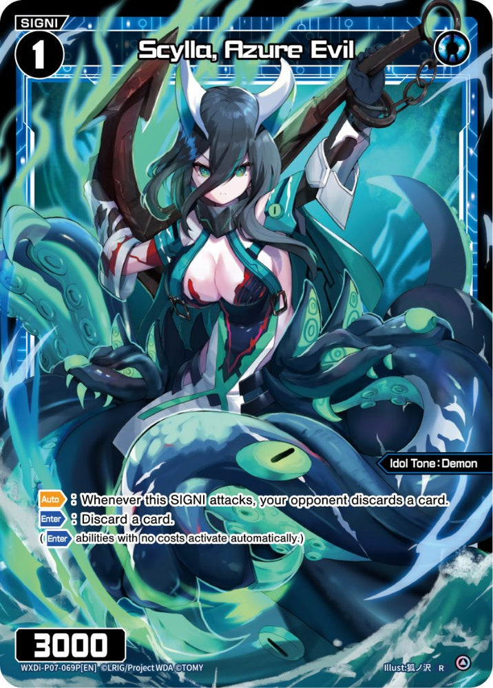 Scylla, Azure Evil (WXDi-P07-069P[EN]) [Welcome Back Diva -Lostorage-]