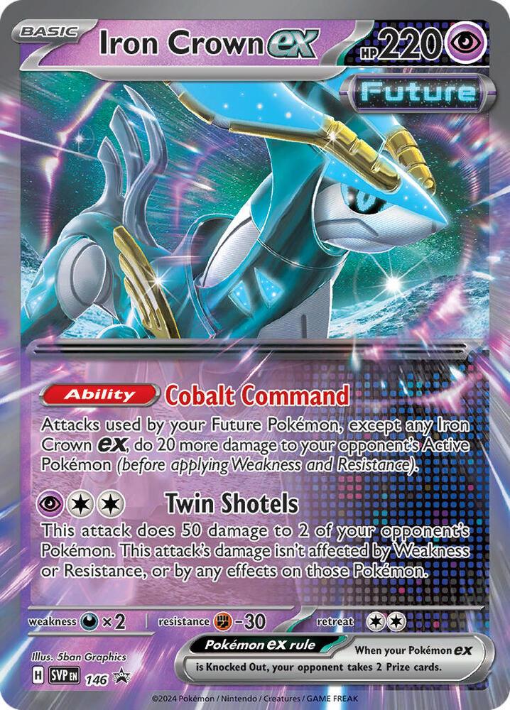 Iron Crown ex (146) [Scarlet & Violet: Black Star Promos] (Online Only)