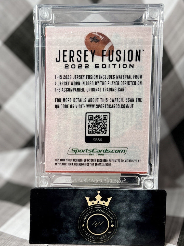 Steve Bartkowski 2022 Jersey Fusion 1988 Game Used Nameplate Patch /25 Falcons (ONLINE ORDER ONLY)