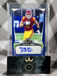AUSTIN JONES 2022 Leaf Draft Blue RC Rookie Auto #BA-AJ2 USC/Stanford (ONLINE ORDER ONLY)