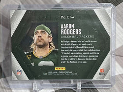 AARON RODGERS 2022 Panini Phoenix CONTOURS Refractor #CT-4 - GB Packers Insert (ONLINE ORDER ONLY)