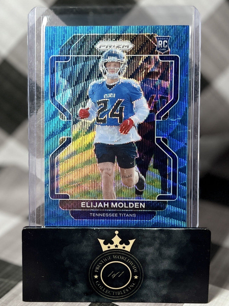 Elijah Molden 2021 Panini Prizm Blue Wave Rookie /199 #422 Tennessee Titans RC (ONLINE ORDER ONLY)