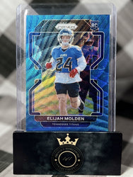 Elijah Molden 2021 Panini Prizm Blue Wave Rookie /199 #422 Tennessee Titans RC (ONLINE ORDER ONLY)