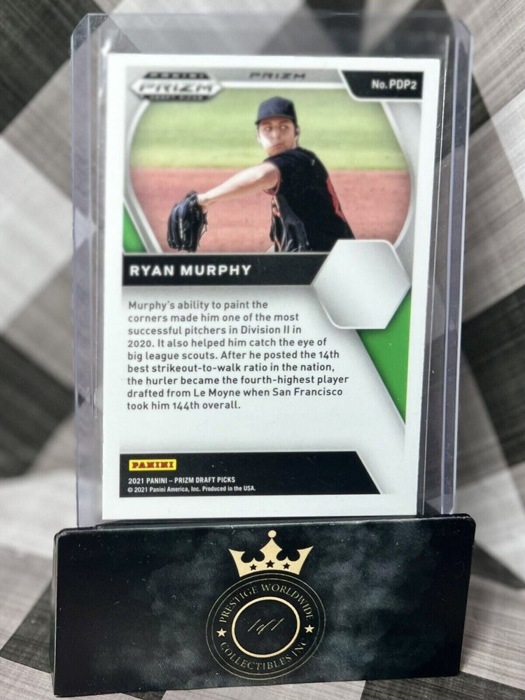 Ryan Murphy 2021 Panini Prizm Draft Picks Red Velocity Prizm #PDP2 - SF Giants (ONLINE ORDER ONLY)