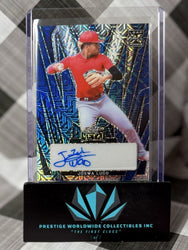 Joswa Lugo 2024 Leaf Metal Blue Prizmatic Rookie Auto /7 #BA-JL2 LA Angels RC (ONLINE ORDER ONLY)