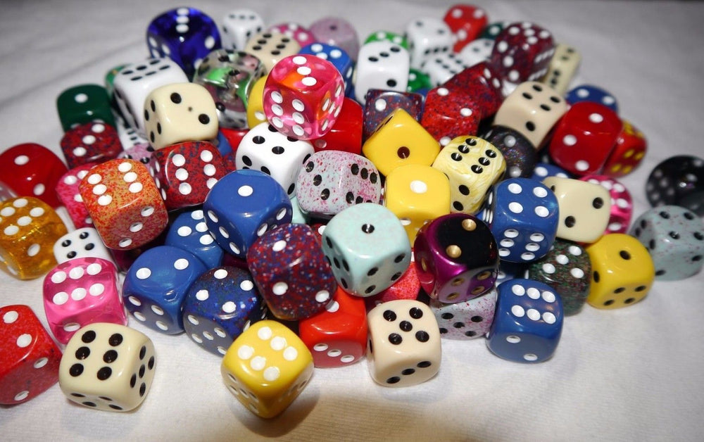Random d6 Gaming RPG Yahtzee Dice Multi Colors Sizes Quality (Online Only)
