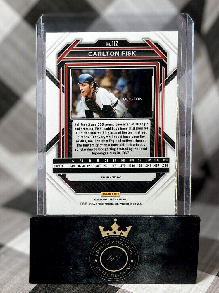 🔥 Carlton Fisk 2023 Panini Prizm Pulsar Prizm #112 - Boston Red Sox🔥 (ONLINE ORDER ONLY)