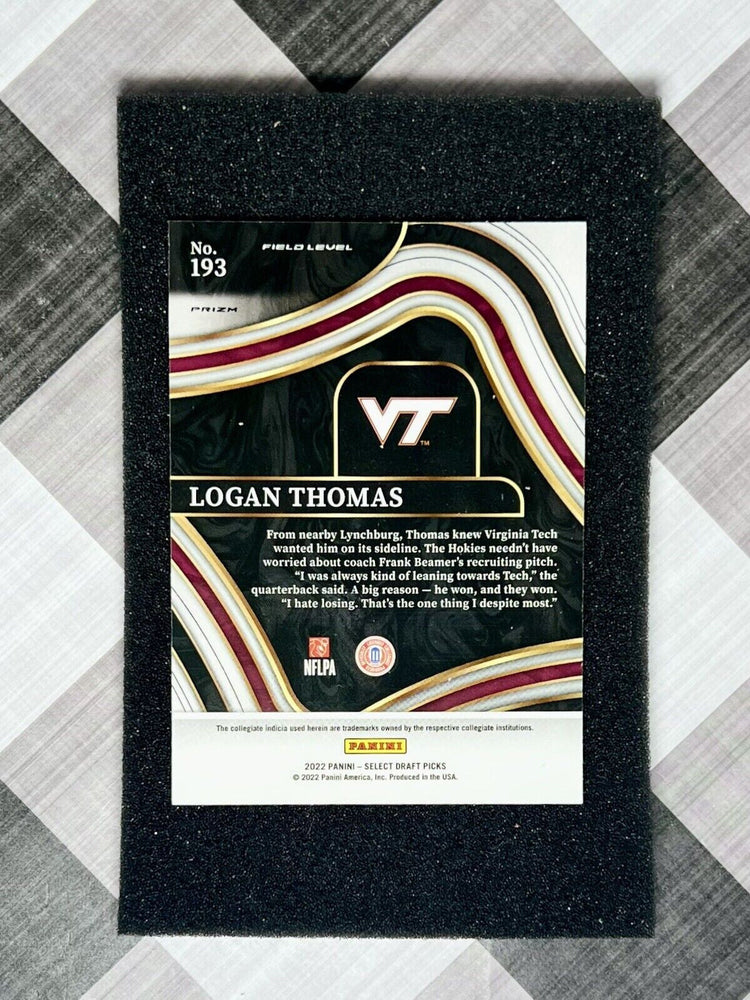 Logan Thomas 2022 Panini Select Draft Picks White Lazer Rookie #193 Commanders📈 (ONLINE ORDER ONLY)