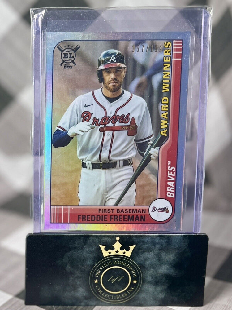 Freddie Freeman 2021 Topps Big League Rainbow Foil /199 #267 Atlanta Braves (ONLINE ORDER ONLY)