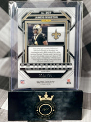Jameis Winston 2022 Panini Prizm Purple Cracked Ice /225 #207 New Orleans Saints (ONLINE ORDER ONLY)