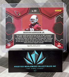 Marvin Harrison Jr. 2024 Panini Mosaic NFL Debut Silver Rookie #283 Cardinals RC (ONLINE ORDER ONLY)
