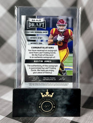 AUSTIN JONES 2022 Leaf Draft Blue RC Rookie Auto #BA-AJ2 USC/Stanford (ONLINE ORDER ONLY)