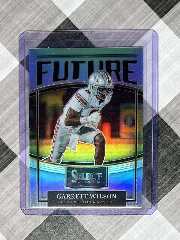 2022 Select Draft GARRETT WILSON #F-GW Future SILVER PRIZM SP RC Ohio St / Jets (ONLINE ORDER ONLY)
