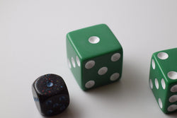Jumbo 25mm 1 inch Green Dice RPG Board Game D6 Koplow Large Huge Dice (Online Only)