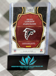 Drake London 2022 Select Draft Selections Red Prizm Patch Rookie #DS-6 Falcons (ONLINE ORDER ONLY)