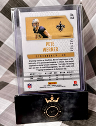 Pete Werner 2021 Phoenix Rookie Red Laser /285 #168 - NO Saints RC (ONLINE ORDER ONLY)