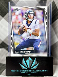 CJ Stroud 2024 Leaf Football Base Rookie #12 Houston Texans RC & Ohio State (ONLINE ORDER ONLY)
